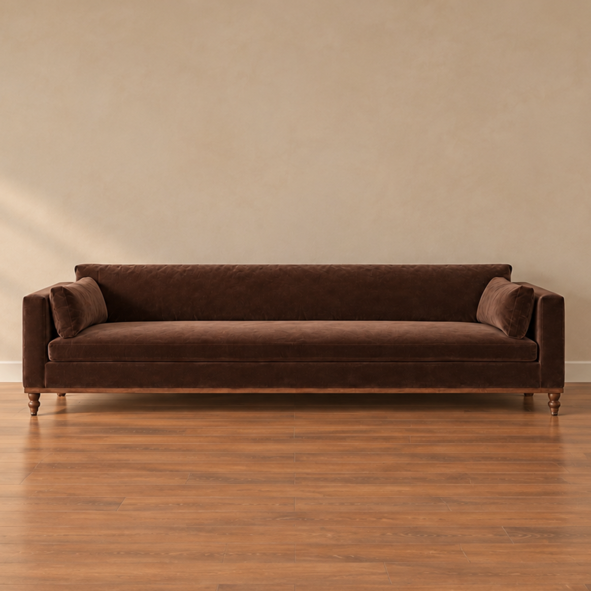 MODERN MOUNTAIN SOFA | COCOA PERFORMANCE VELVET