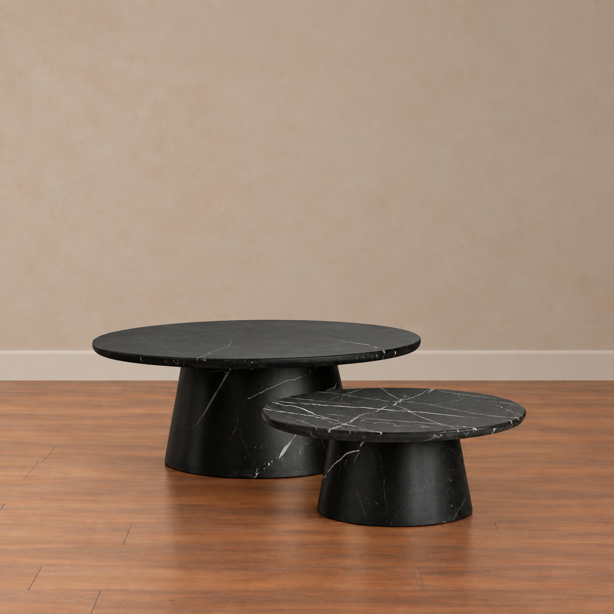 MODERN MOUNTAIN COFFEE TABLE | STONE NESTING SET OF 2