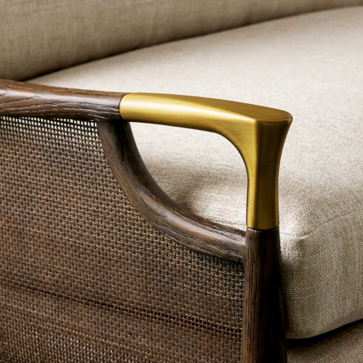 WOODSIDE SOFA | CANE BACK