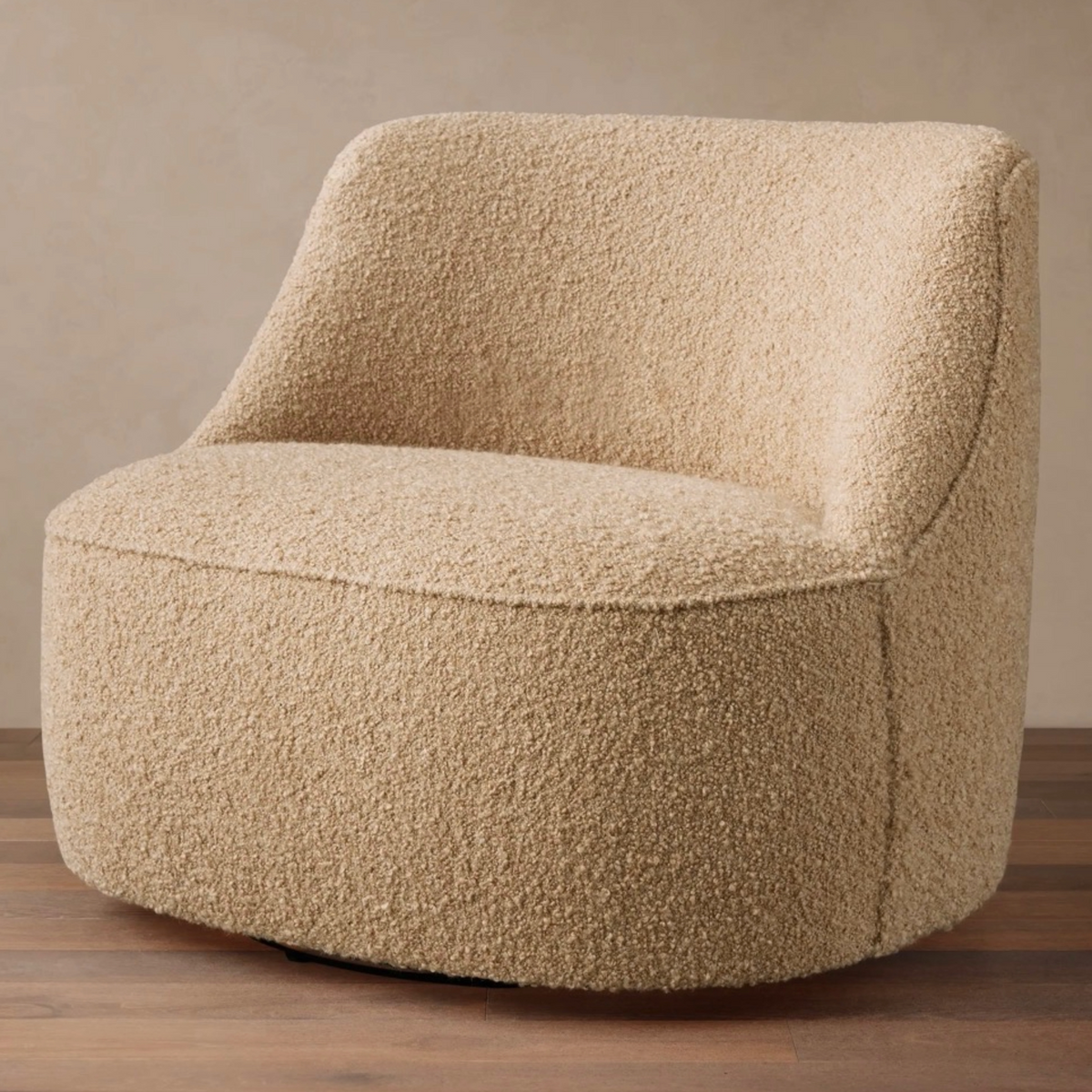 MODERN MOUNTAIN CHAIR | COZY BOUCLE SWIVEL