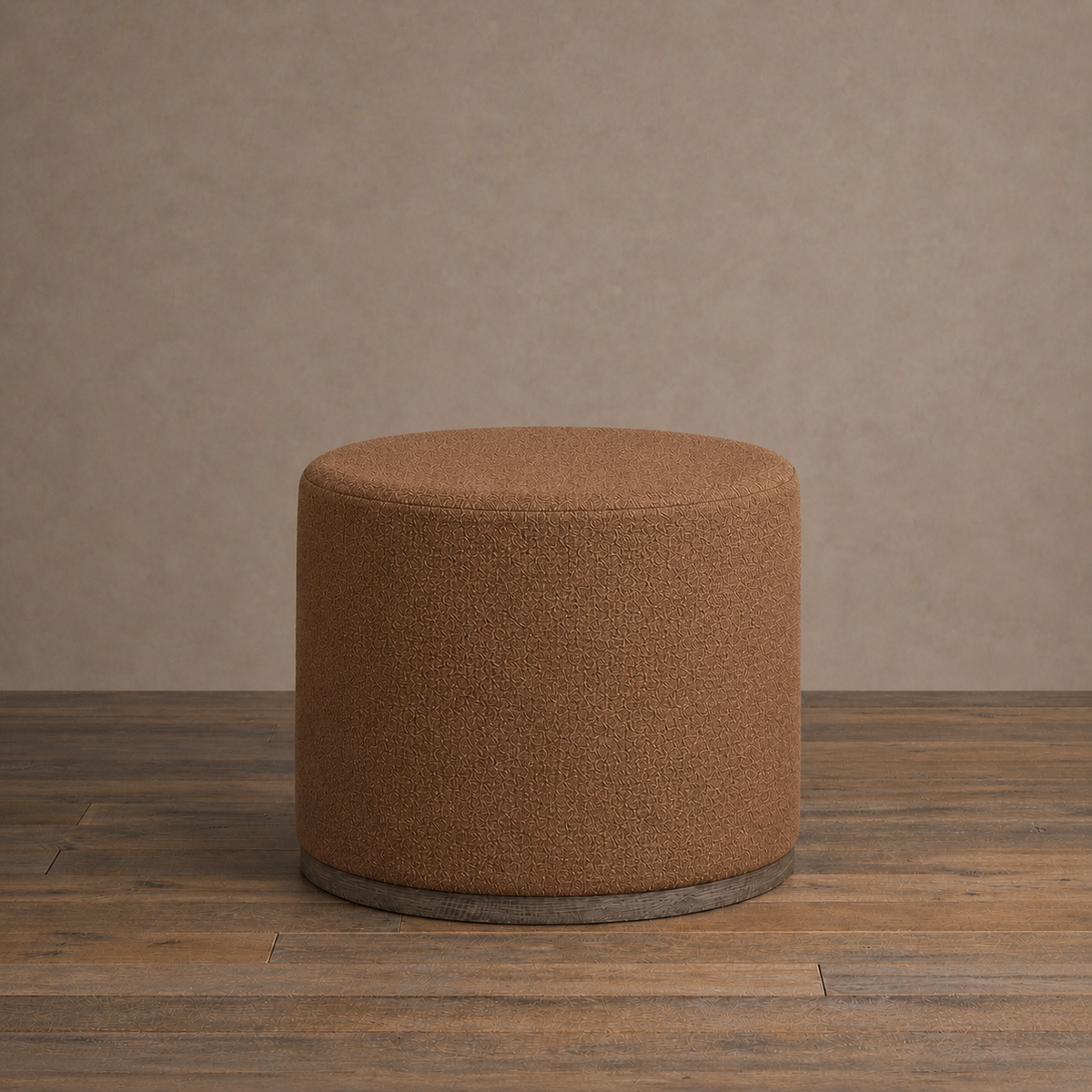 MIDTOWN LOFT OTTOMAN |  ROUND WOOL