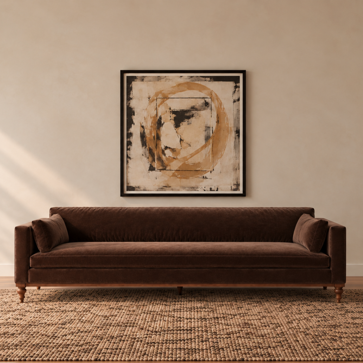 MODERN MOUNTAIN SOFA | COCOA PERFORMANCE VELVET
